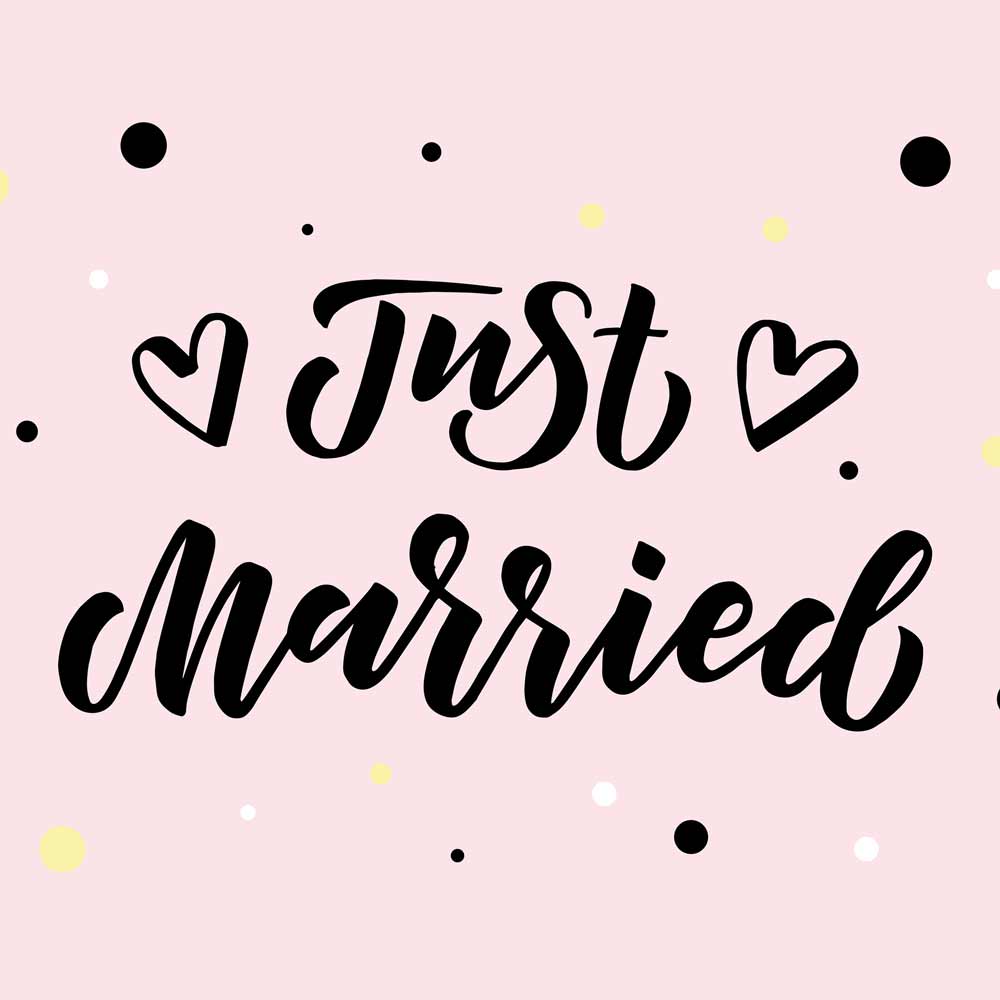 just married